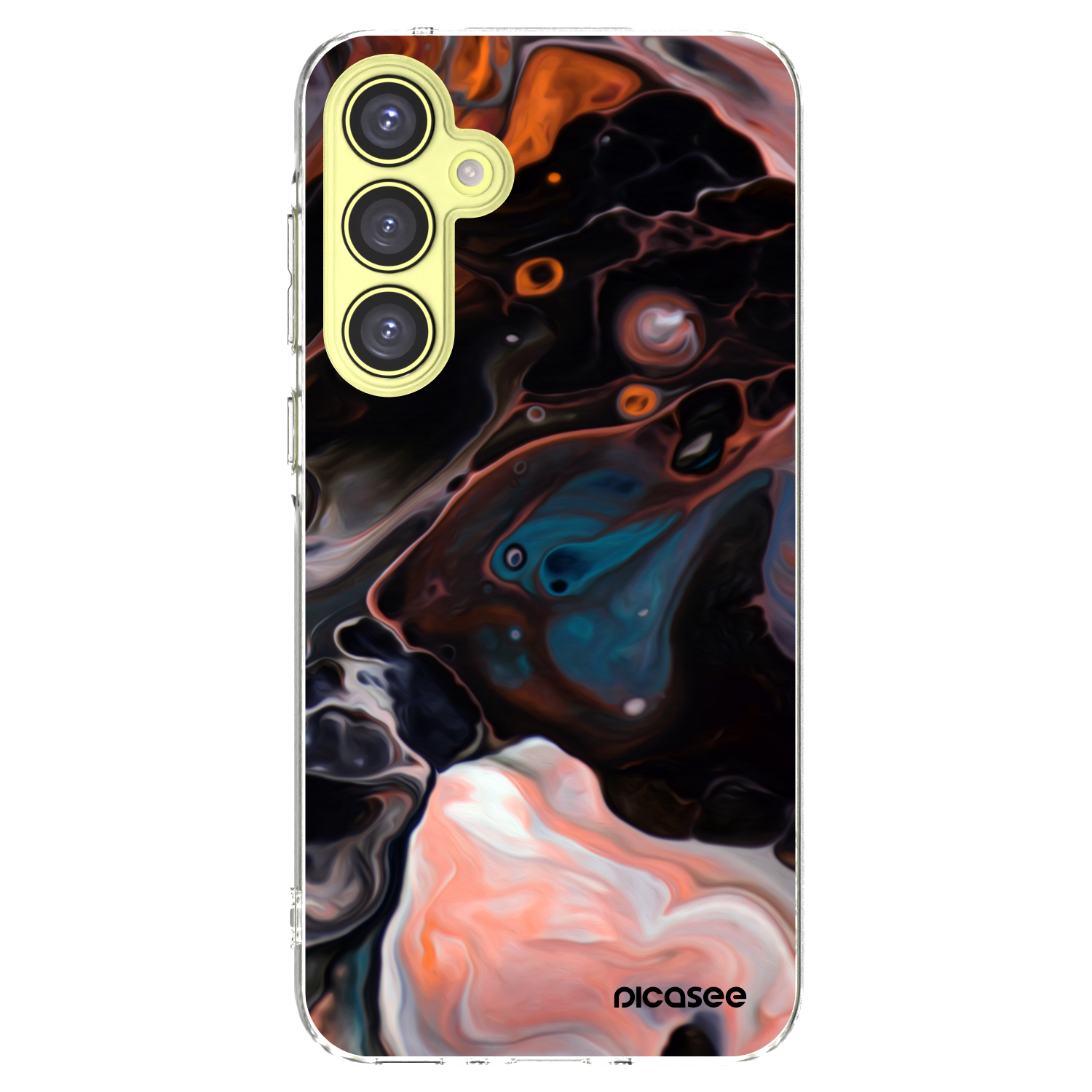 Picasee silikonový průhledný obal pro Samsung Galaxy A35 5G A356B - Cream