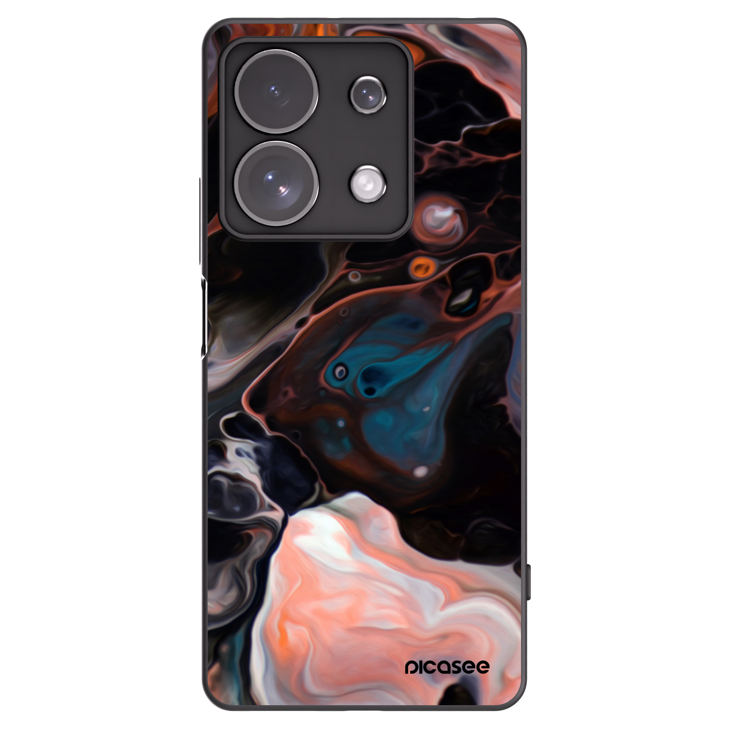 Picasee silikonový černý obal pro Xiaomi Redmi Note 13 Pro 4G - Cream