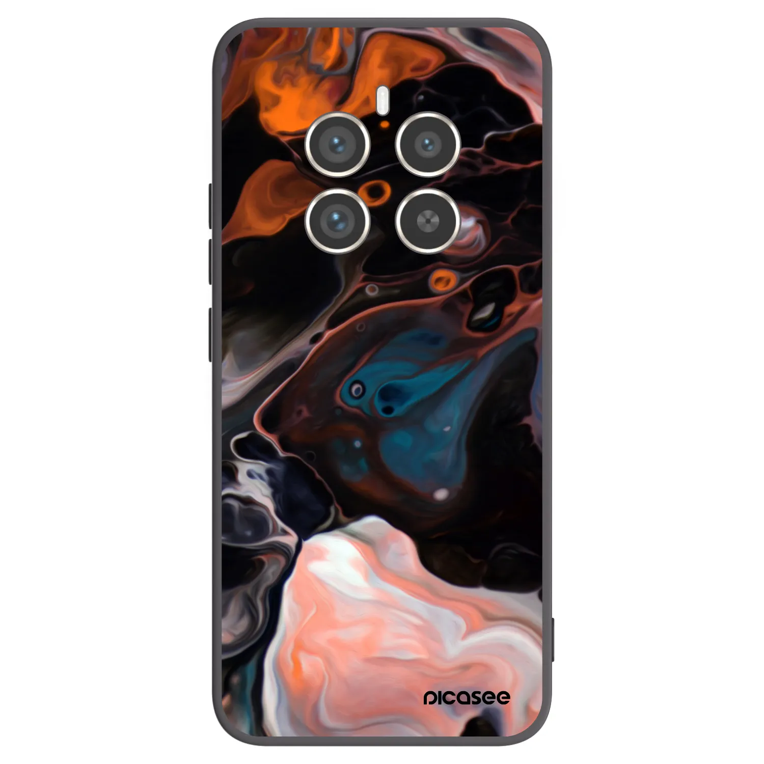 Picasee silikonový černý obal pro Realme 12 Pro 5G - Cream