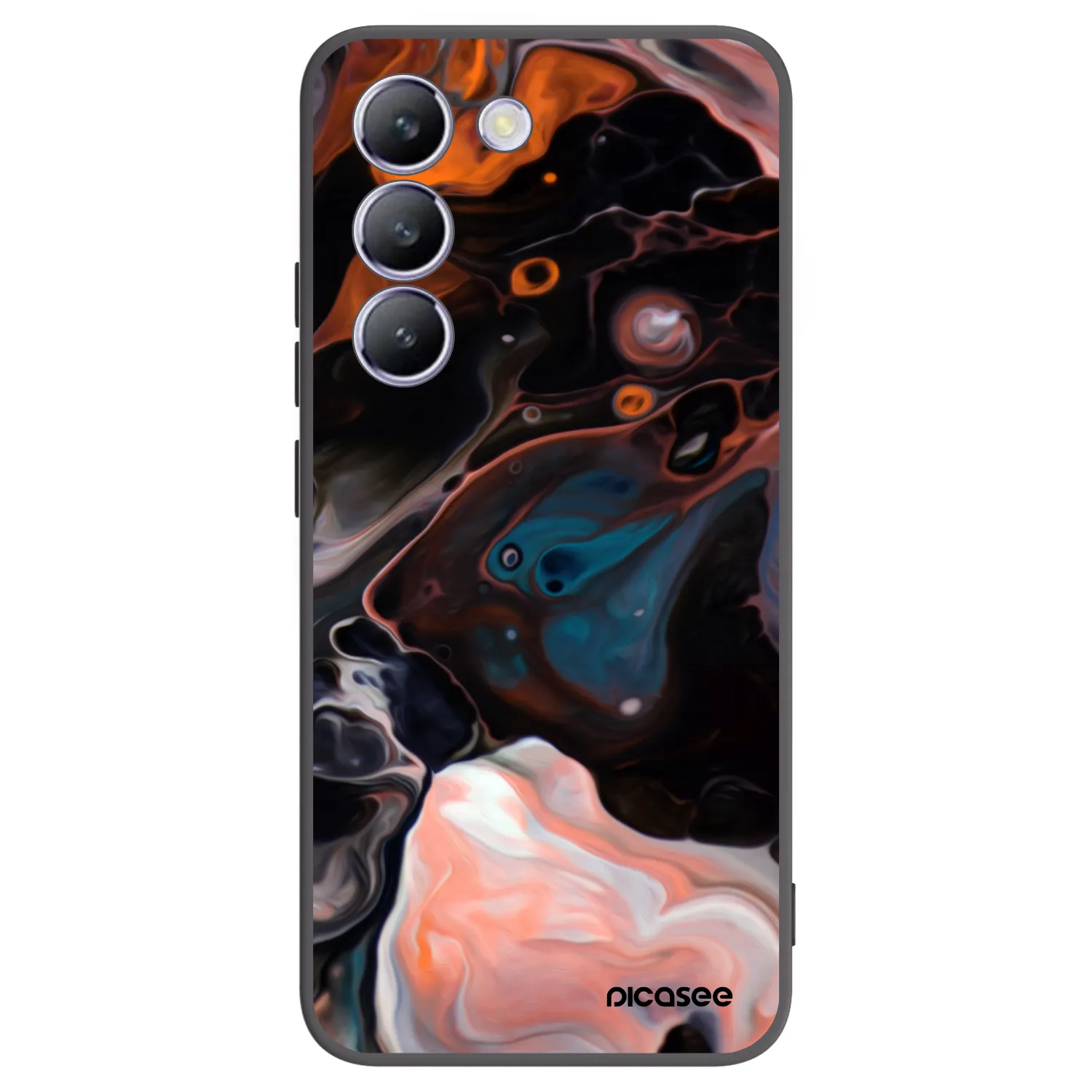 Picasee silikonový černý obal pro Vivo V40 SE 5G - Cream