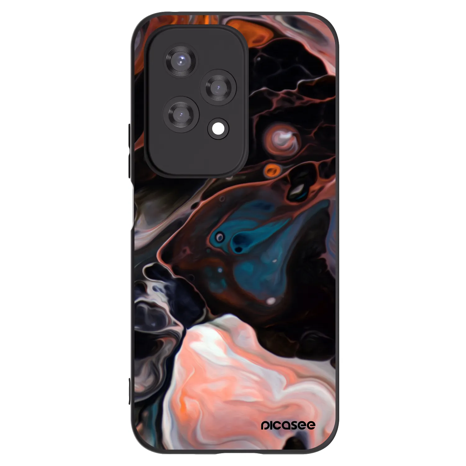 Picasee silikonový černý obal pro Honor 200 Lite - Cream