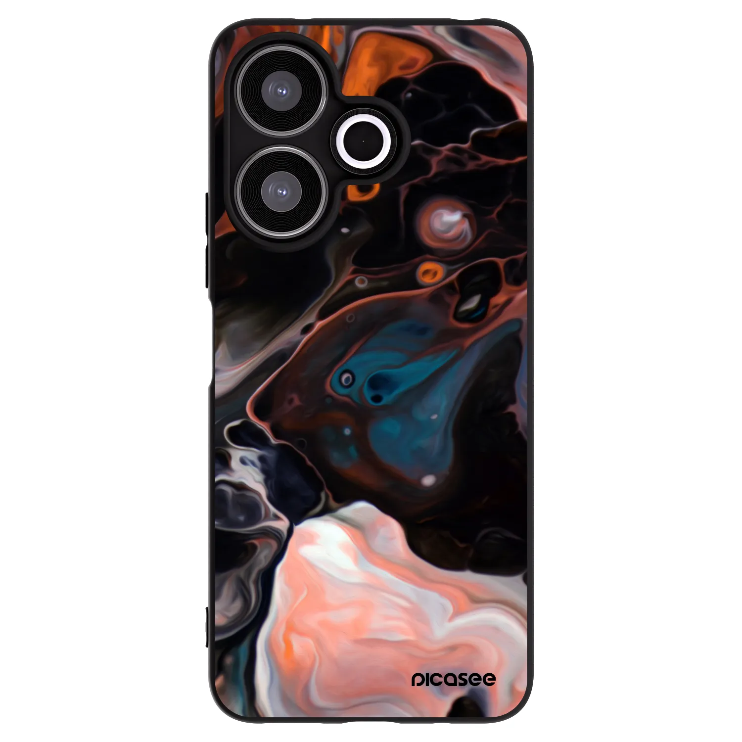 Picasee silikonový černý obal pro Xiaomi Redmi 13 4G - Cream