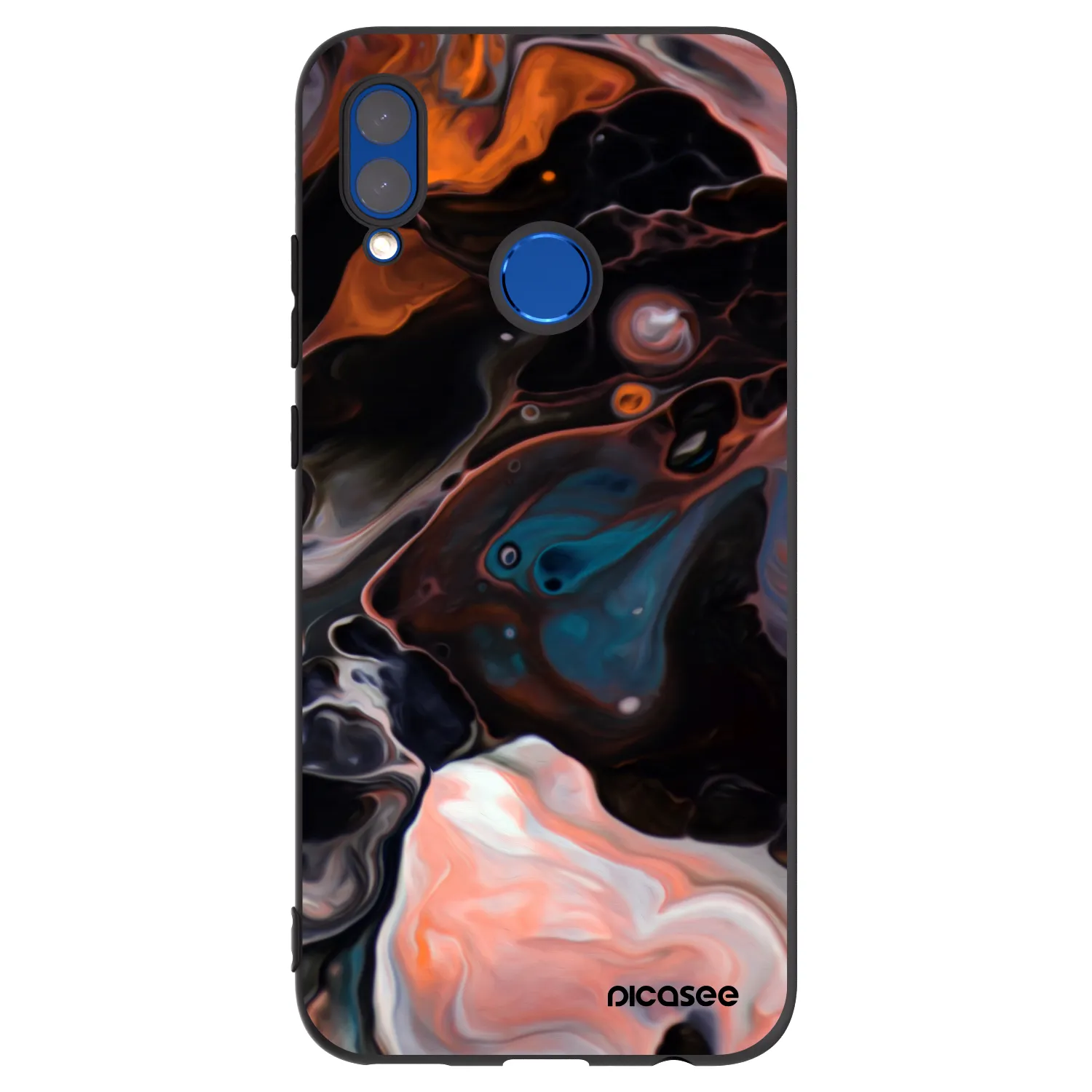 Picasee silikonový černý obal pro Huawei P Smart 2019 - Cream