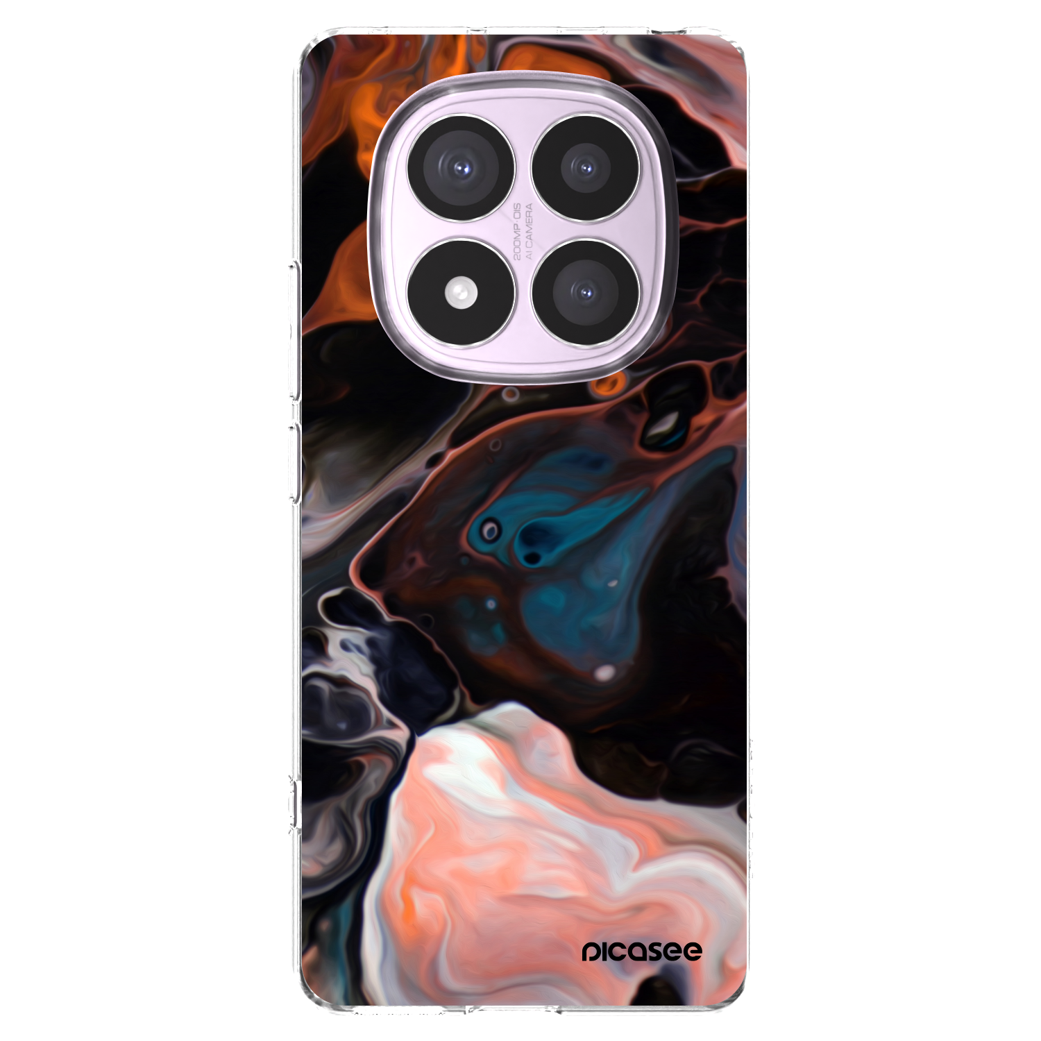 Picasee silikonový průhledný obal pro Xiaomi Redmi Note 14 Pro 5G - Cream