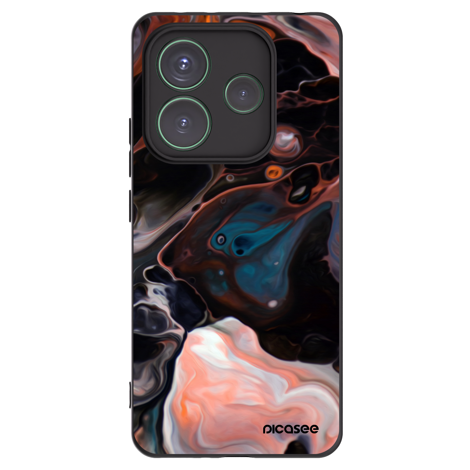 Picasee silikonový černý obal pro Xiaomi Redmi Note 14 5G - Cream