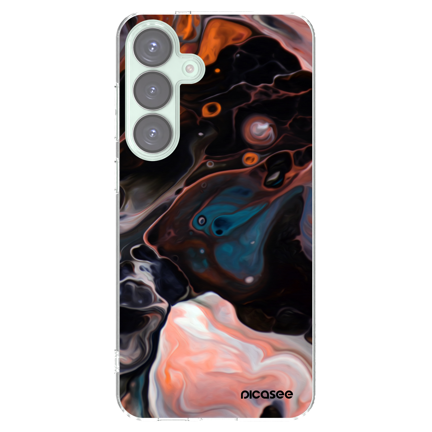 Picasee silikonový průhledný obal pro Samsung Galaxy S25+ 5G - Cream