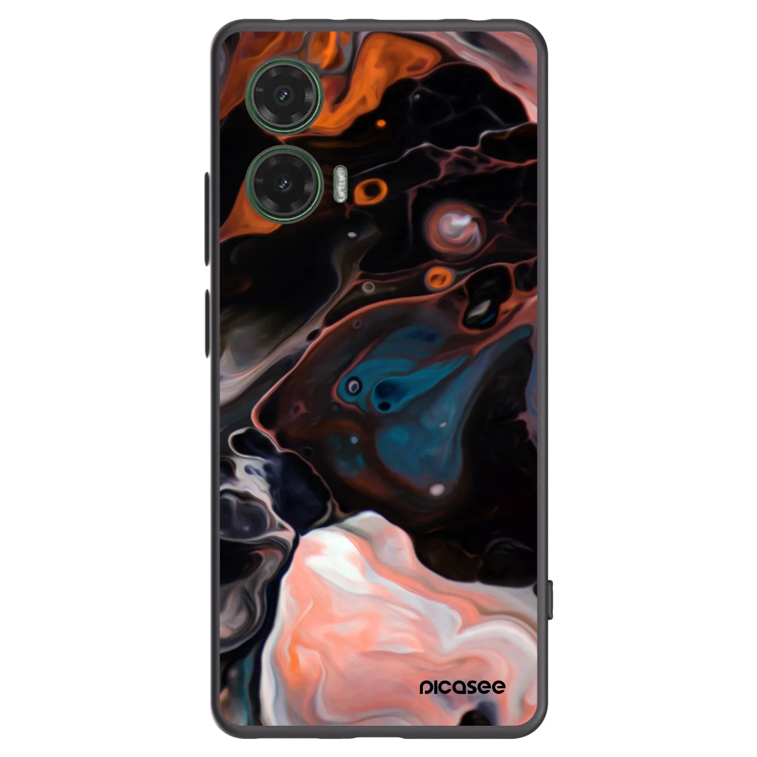 Picasee silikonový černý obal pro Motorola Moto G35 5G - Cream