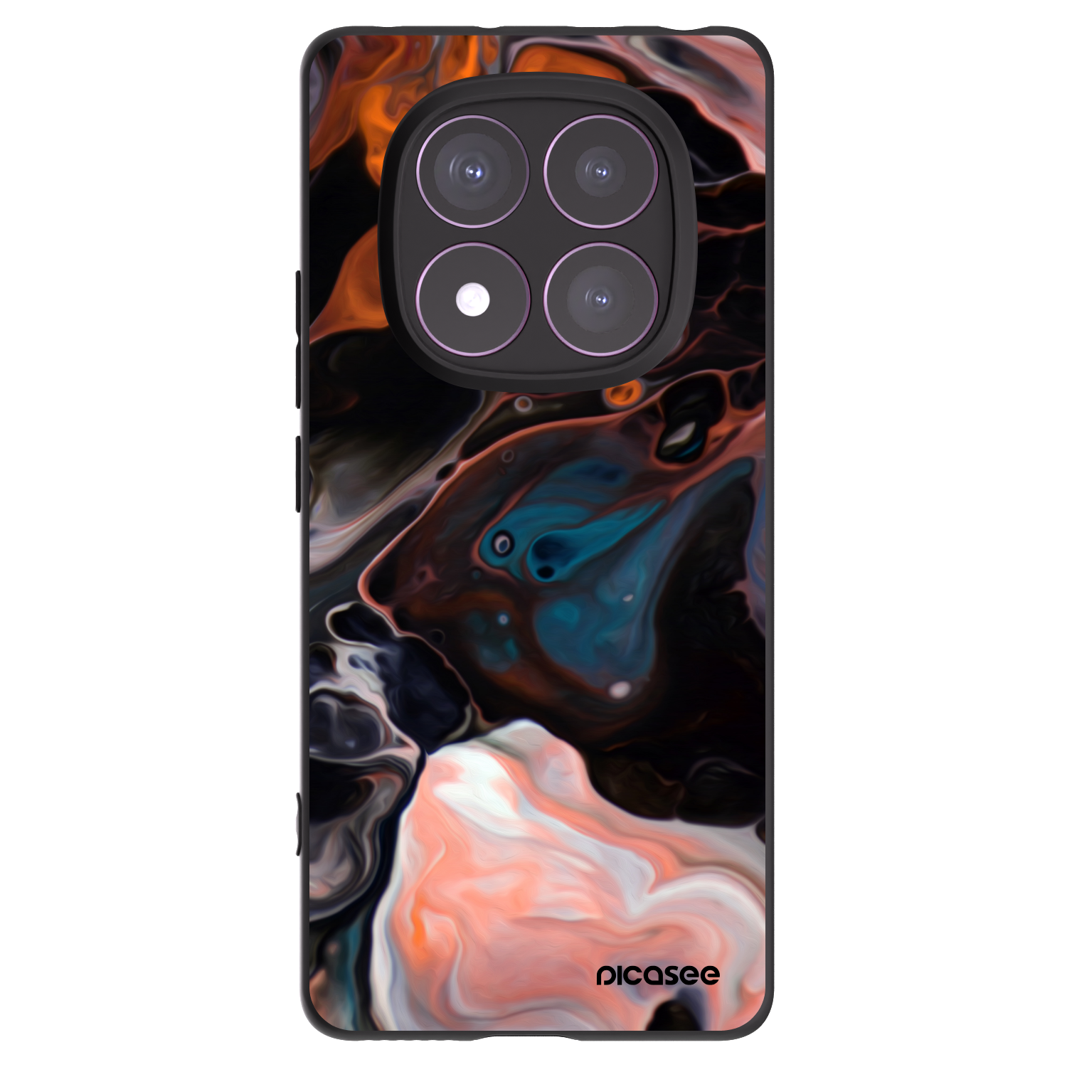 Picasee silikonový černý obal pro Xiaomi Redmi Note 14 Pro 4G - Cream