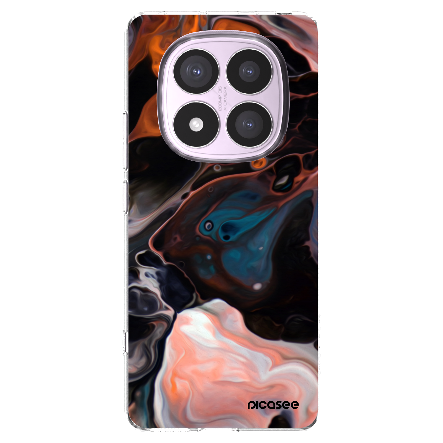 Picasee silikonový průhledný obal pro Xiaomi Redmi Note 14 Pro 4G - Cream