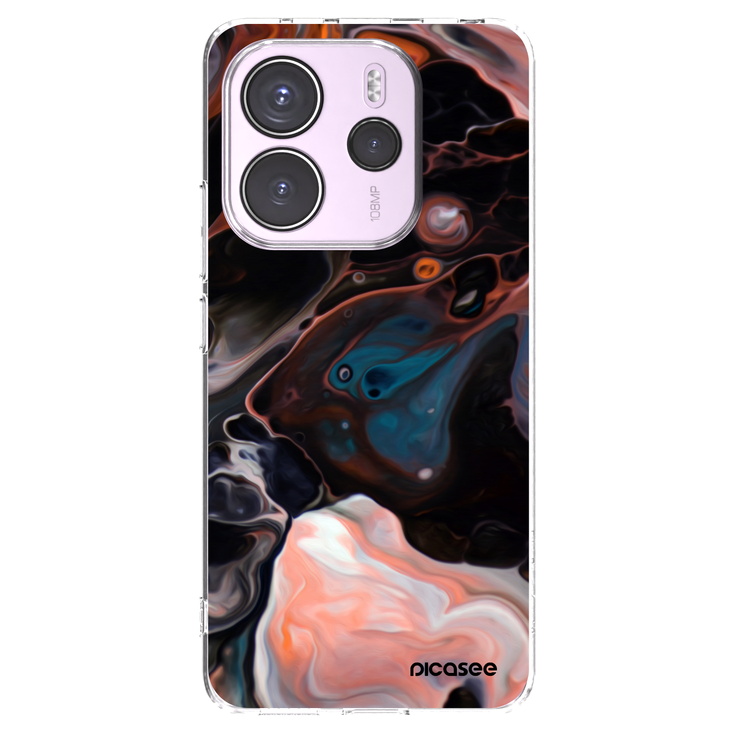 Picasee silikonový průhledný obal pro Xiaomi Redmi Note 14 4G - Cream