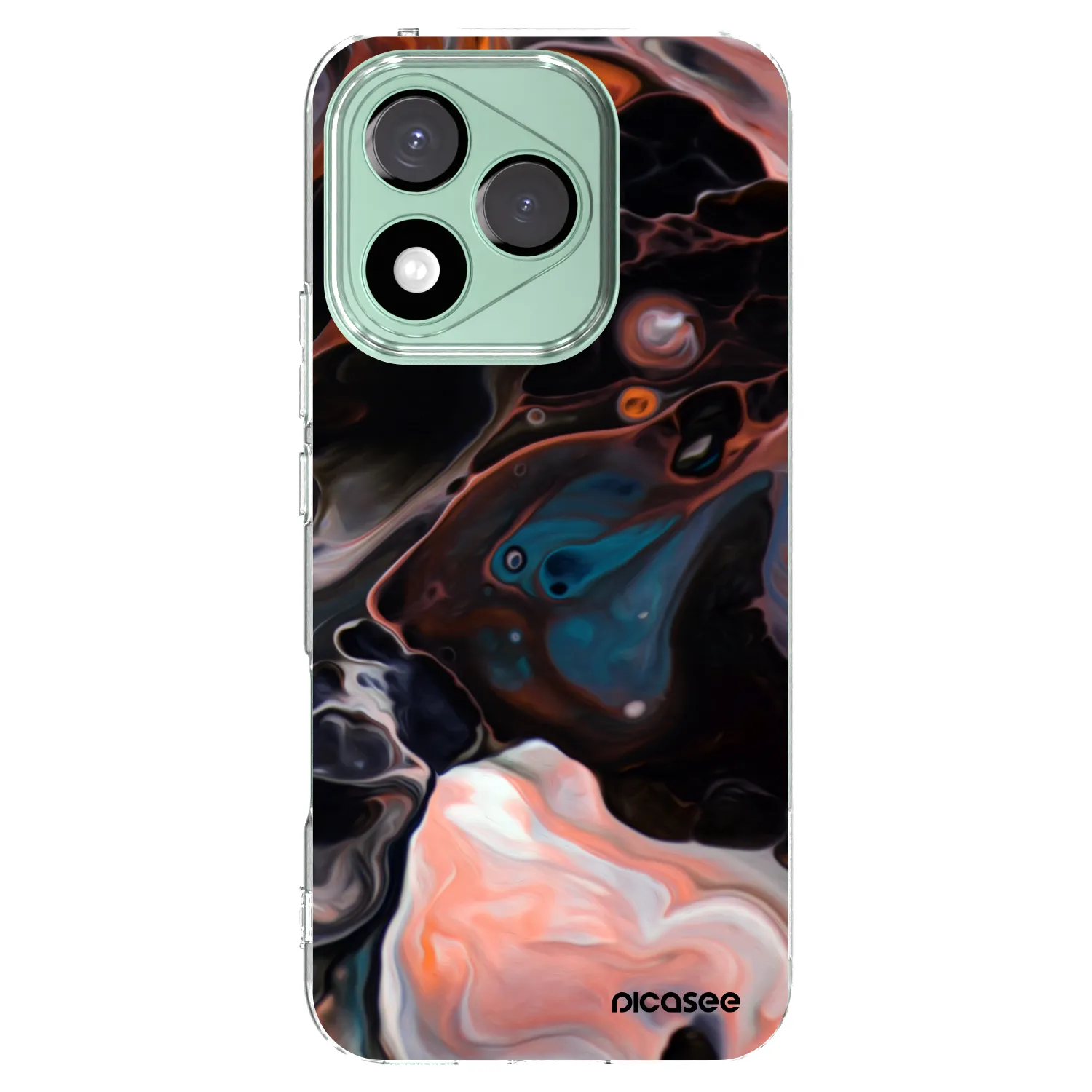 Picasee silikonový průhledný obal pro Honor 400 Lite 5G - Cream