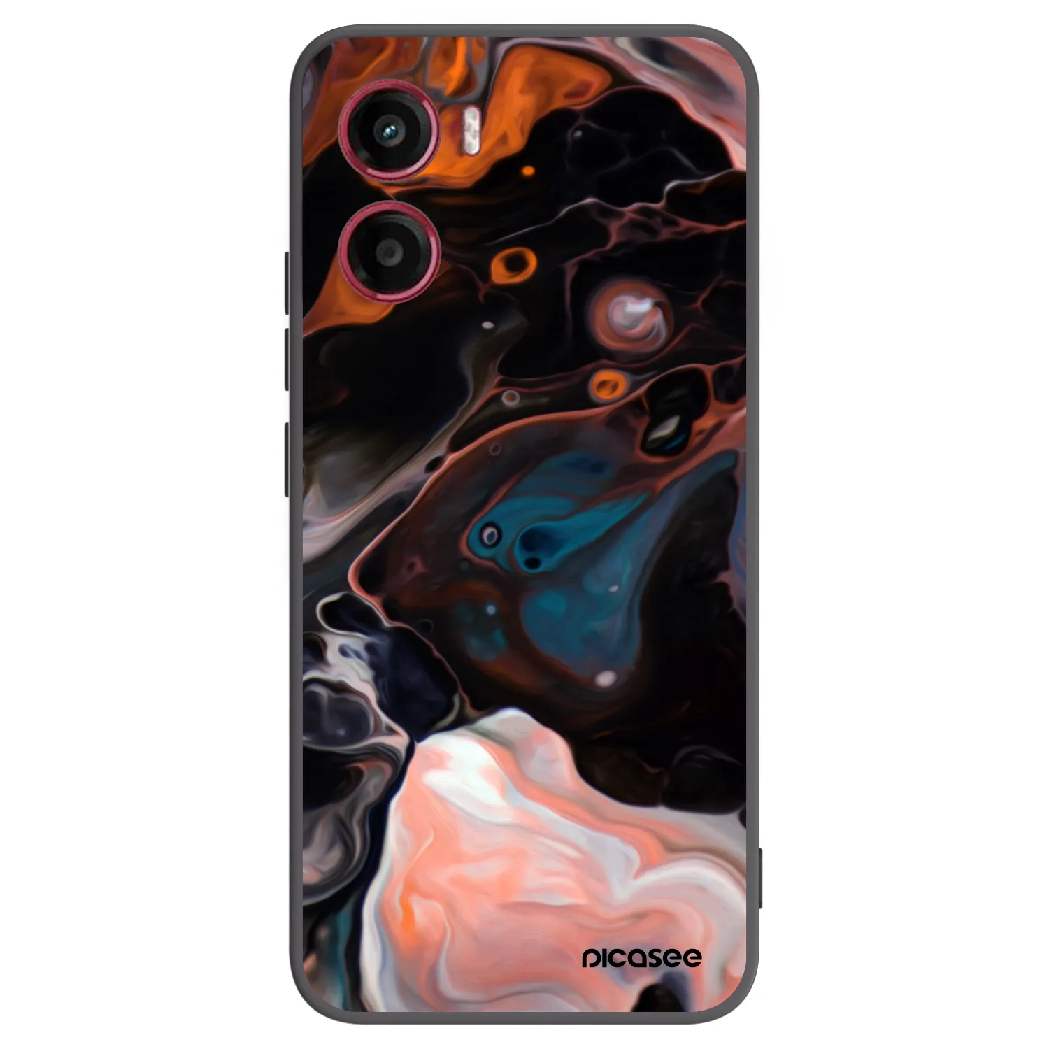 Picasee silikonový černý obal pro Motorola Moto G05 - Cream