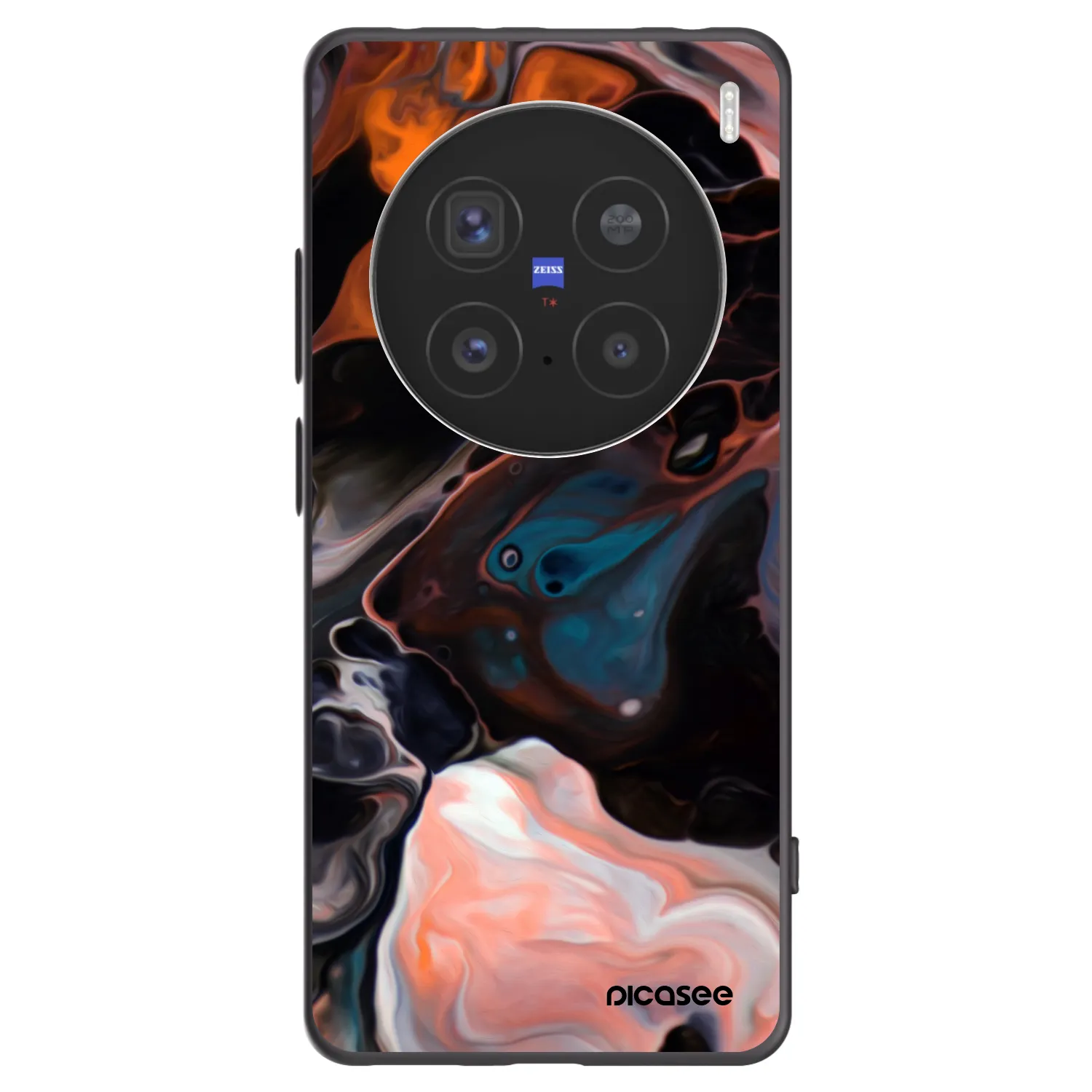 Picasee silikonový černý obal pro Vivo X200 Pro - Cream