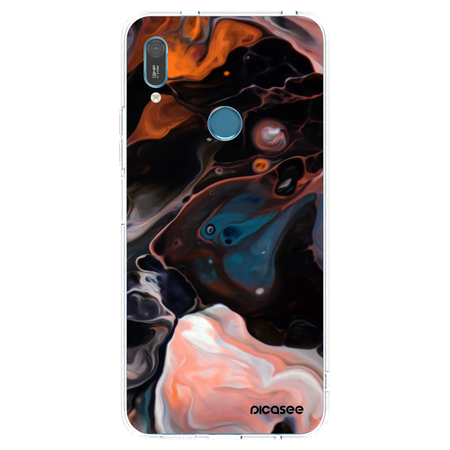 Picasee silikonový průhledný obal pro Huawei Y6 2019 - Cream
