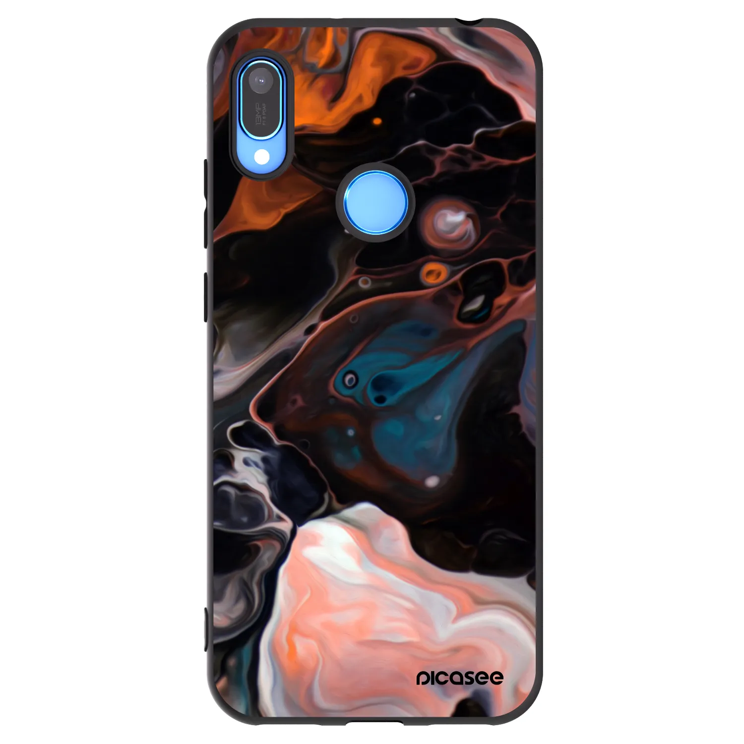 Picasee silikonový černý obal pro Huawei Y6 2019 - Cream