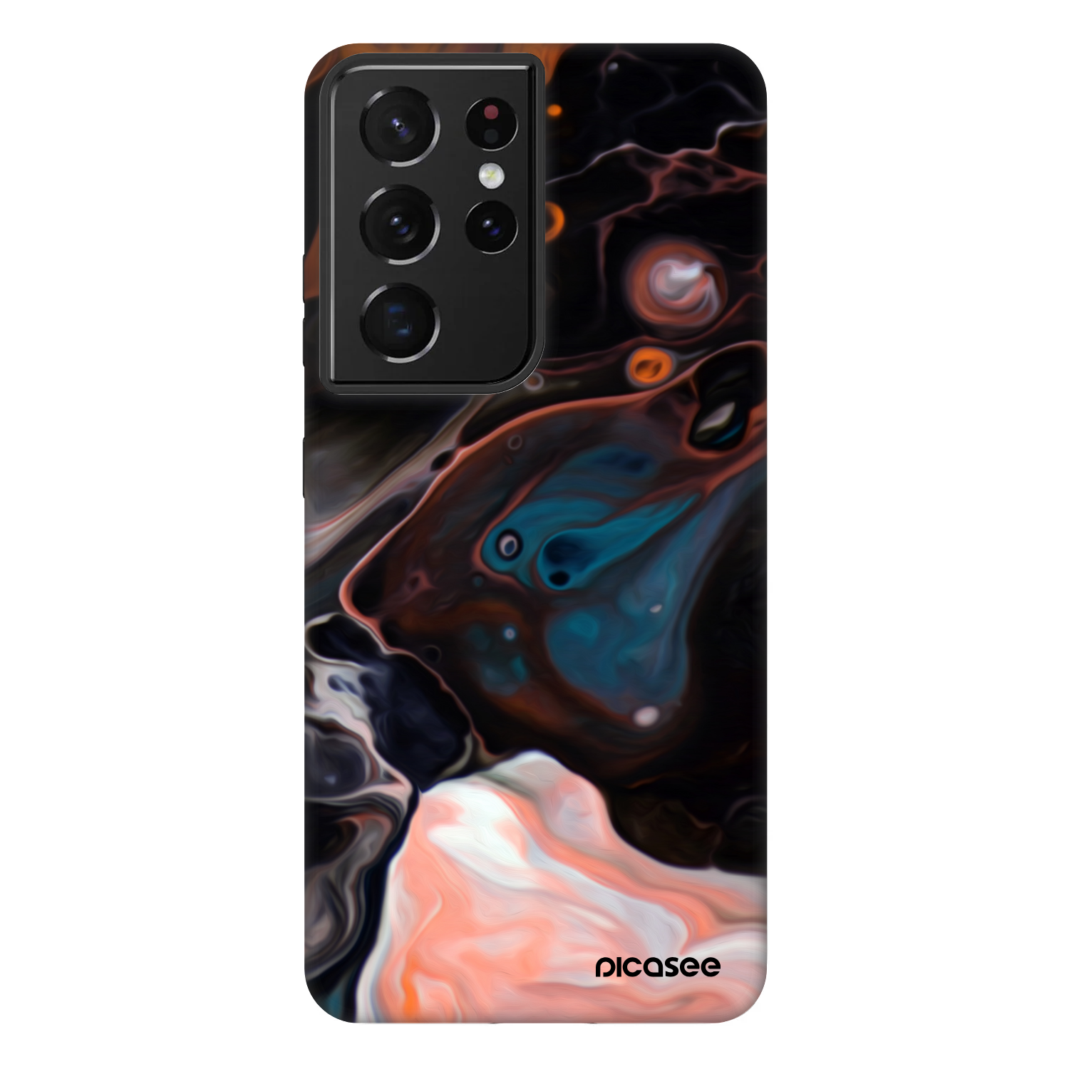 Picasee Fashion Case pro Samsung Galaxy S21 Ultra 5G G998B - Cream