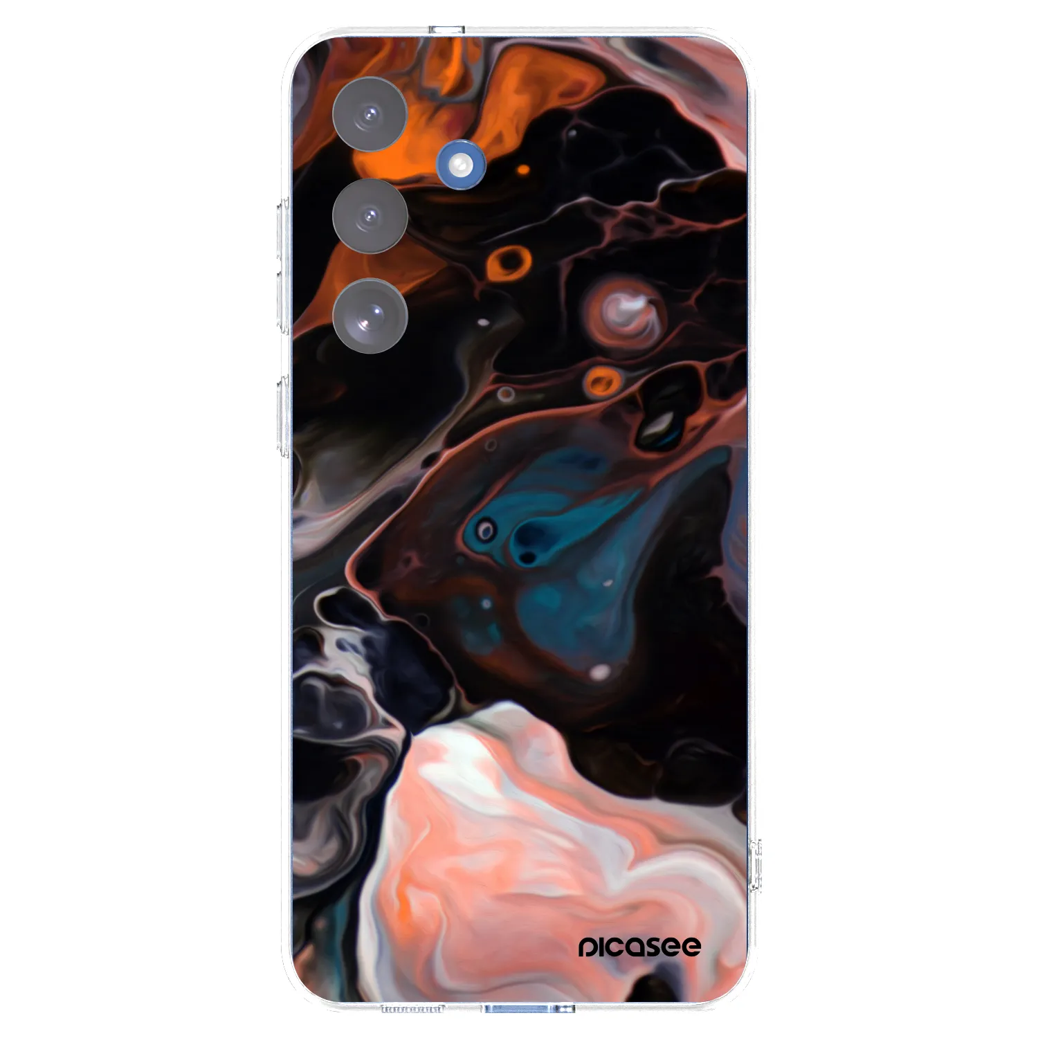 Picasee silikonový průhledný obal pro Samsung Galaxy S25 FE 5G - Cream