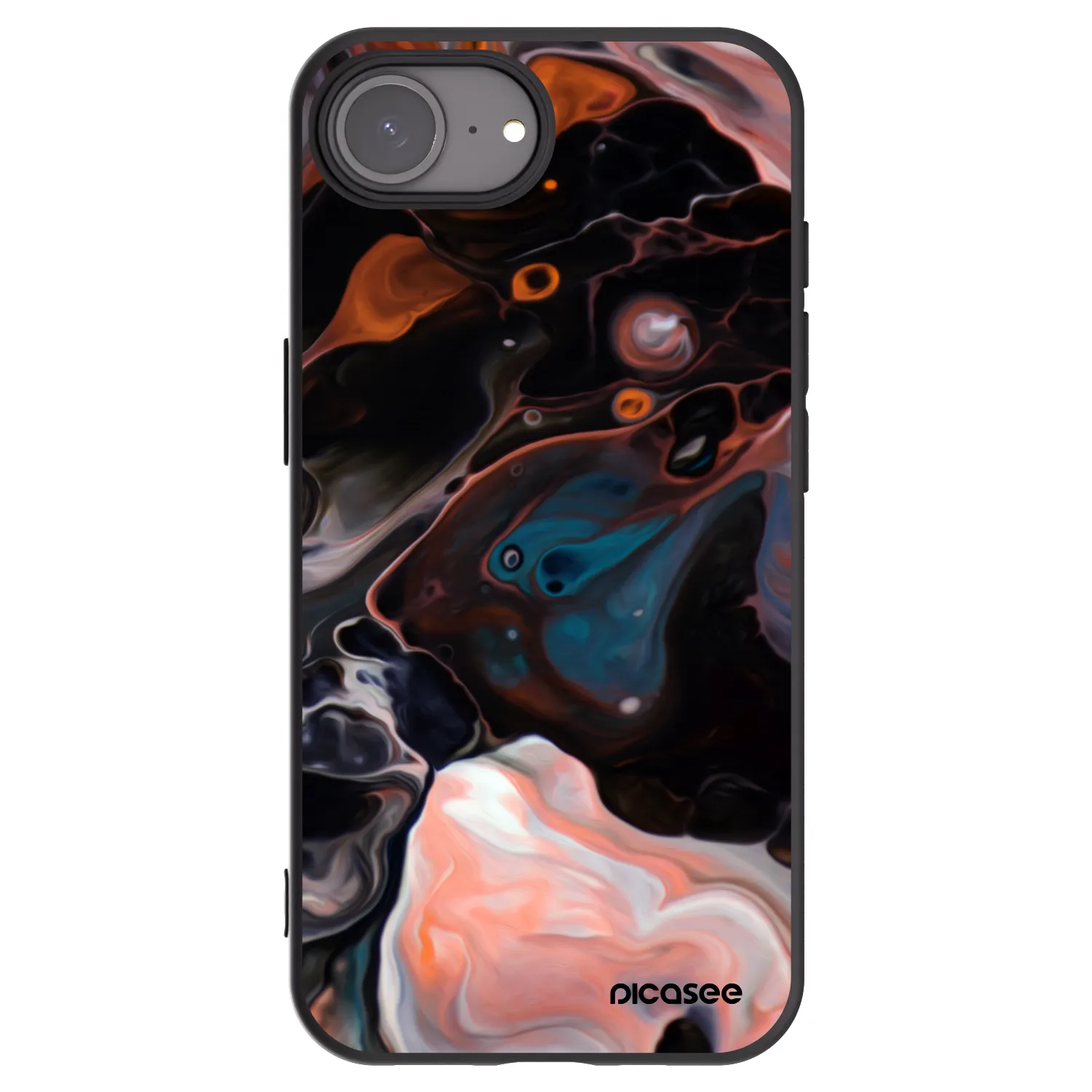 Picasee silikonový černý obal pro Apple iPhone 17e - Cream