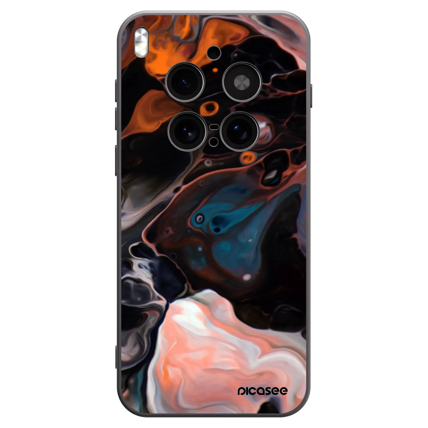 Picasee silikonový černý obal pro Vivo X300 Pro - Cream