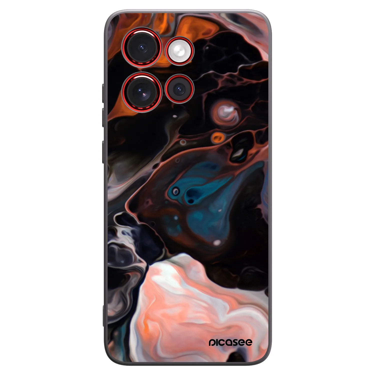 Picasee silikonový černý obal pro Motorola Edge 60 Neo 5G - Cream