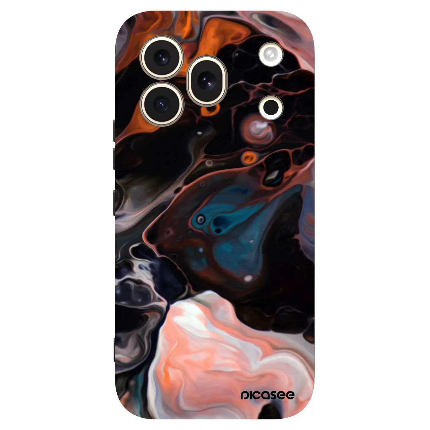 Picasee silikonový černý obal pro Honor 600 Pro - Cream