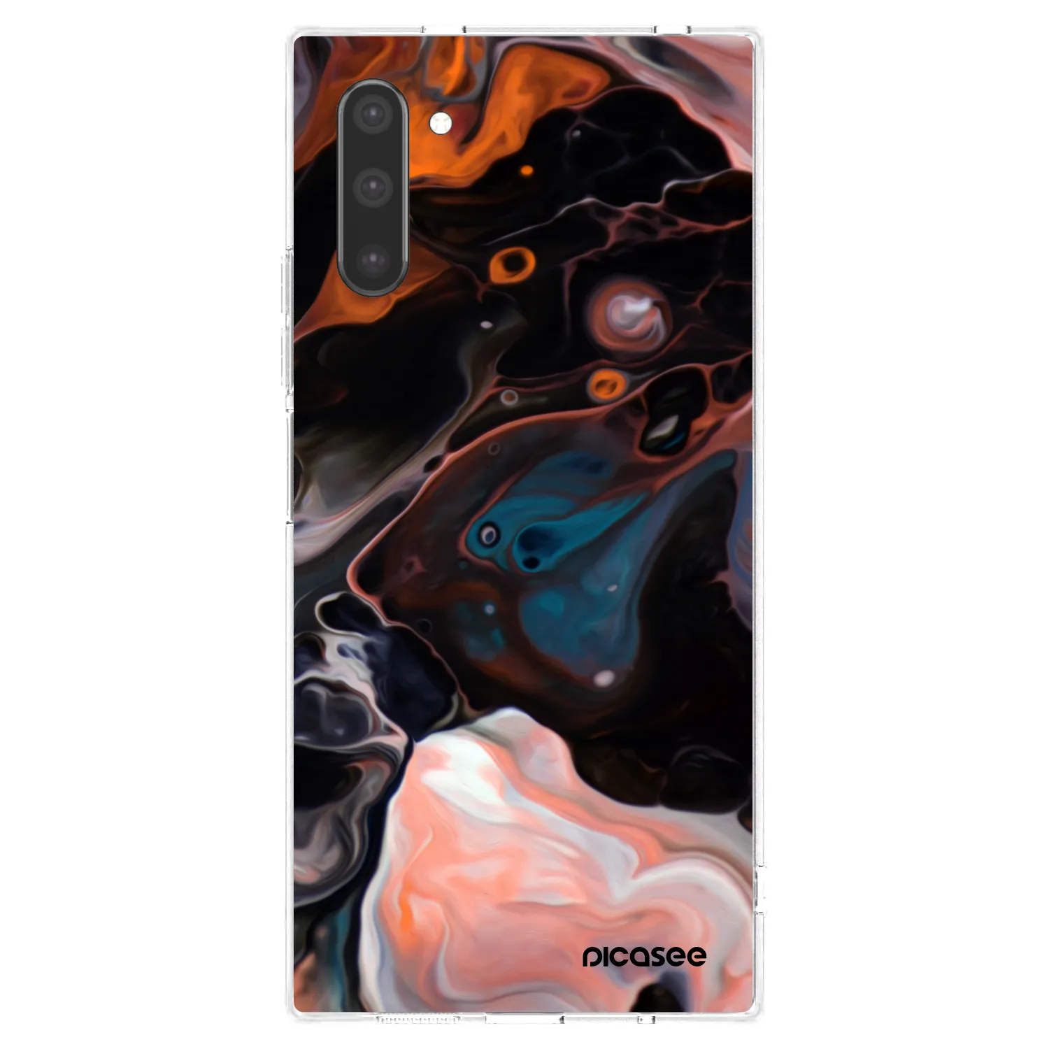 Picasee silikonový průhledný obal pro Samsung Galaxy Note 10 N970F - Cream