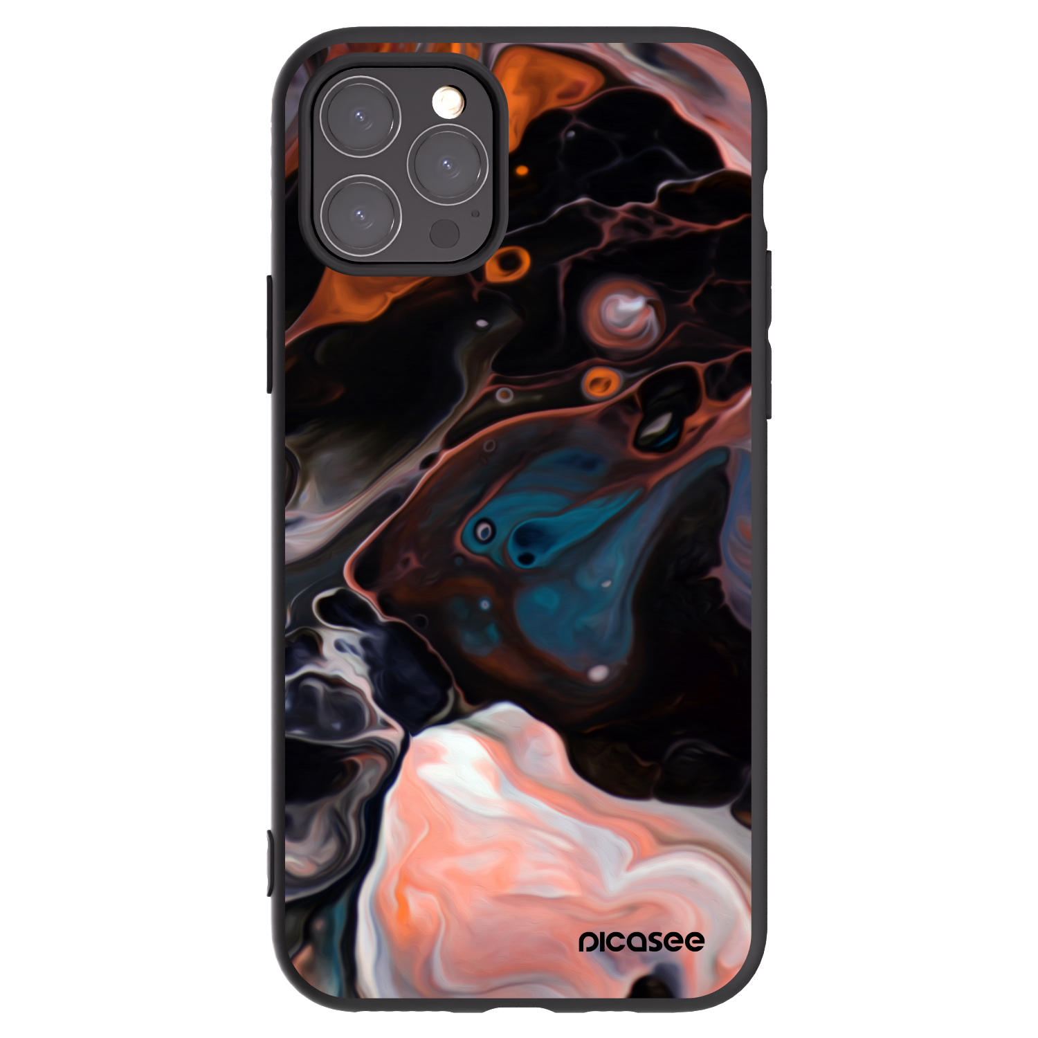 Picasee silikonový černý obal pro Apple iPhone 11 Pro - Cream