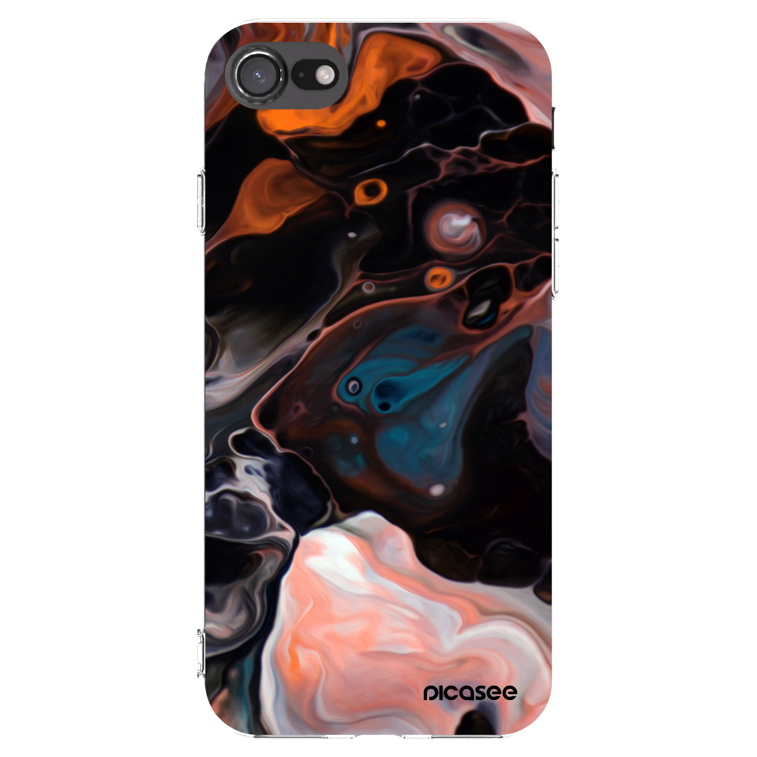 Picasee silikonový průhledný obal pro Apple iPhone 8 - Cream