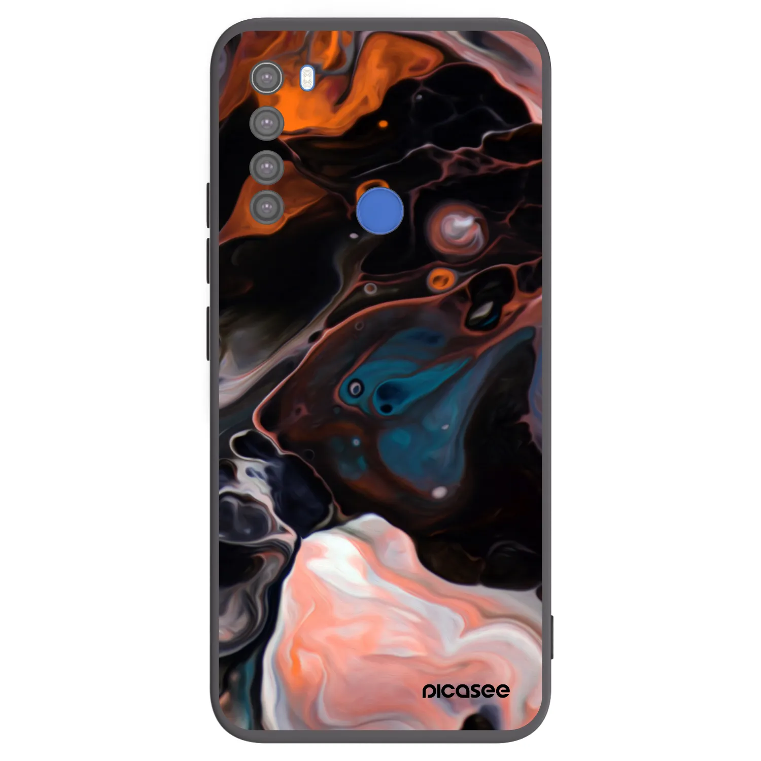 Picasee silikonový černý obal pro Xiaomi Redmi Note 8T - Cream