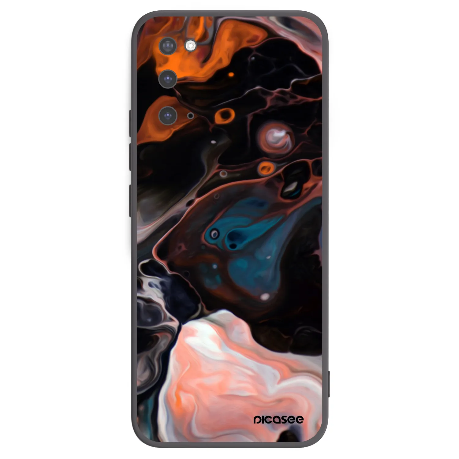 Picasee silikonový černý obal pro Samsung Galaxy S20 G980F - Cream