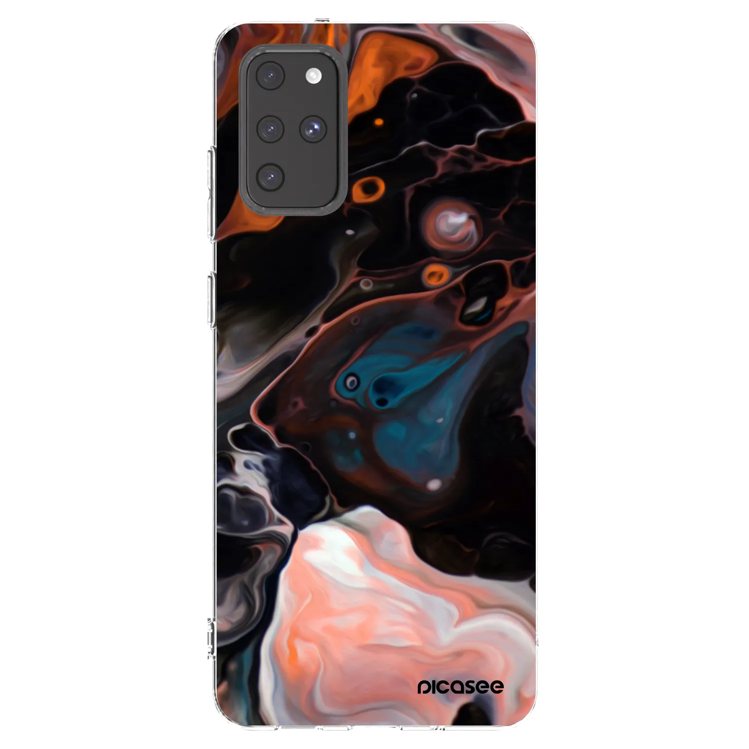 Picasee silikonový průhledný obal pro Samsung Galaxy S20+ G985F - Cream