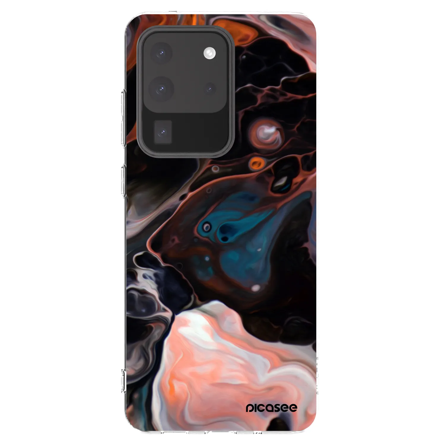 Picasee silikonový průhledný obal pro Samsung Galaxy S20 Ultra 5G G988F - Cream
