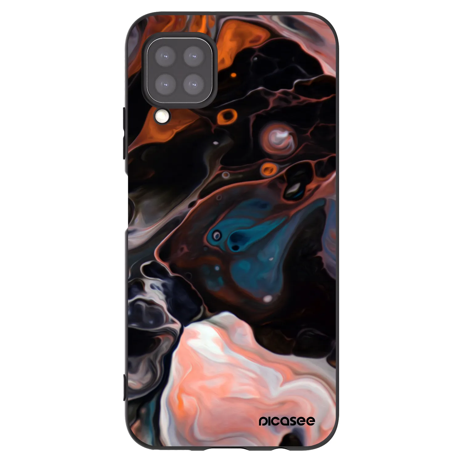 Picasee silikonový černý obal pro Huawei P40 Lite - Cream