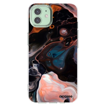 Picasee silikonový průhledný obal pro Apple iPhone 12 - Cream