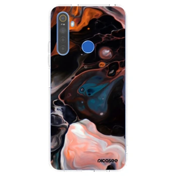 Picasee silikonový průhledný obal pro Realme 5 - Cream