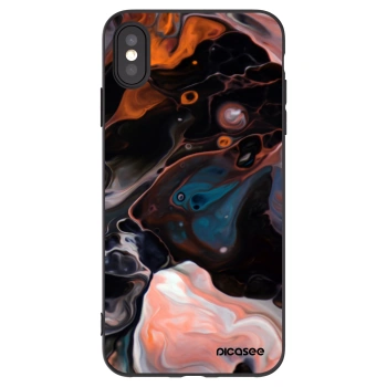Picasee silikonový černý obal pro Apple iPhone XS Max - Cream