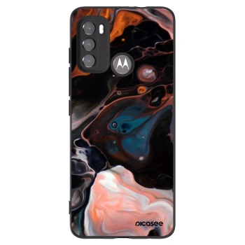 Picasee silikonový černý obal pro Motorola Moto G60 - Cream
