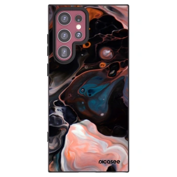 Picasee silikonový černý obal pro Samsung Galaxy S22 Ultra 5G - Cream