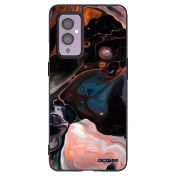 Picasee silikonový černý obal pro OnePlus 9 - Cream