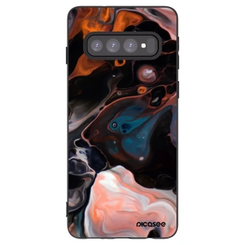 Picasee silikonový černý obal pro Samsung Galaxy S10 G973 - Cream