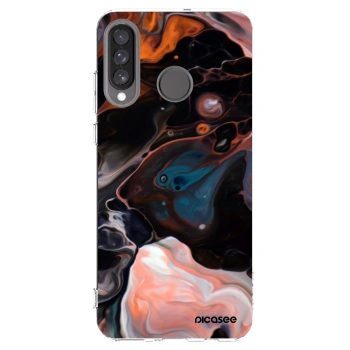 Picasee silikonový průhledný obal pro Huawei P30 Lite - Cream