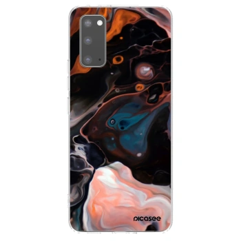 Picasee silikonový průhledný obal pro Samsung Galaxy S20 G980F - Cream
