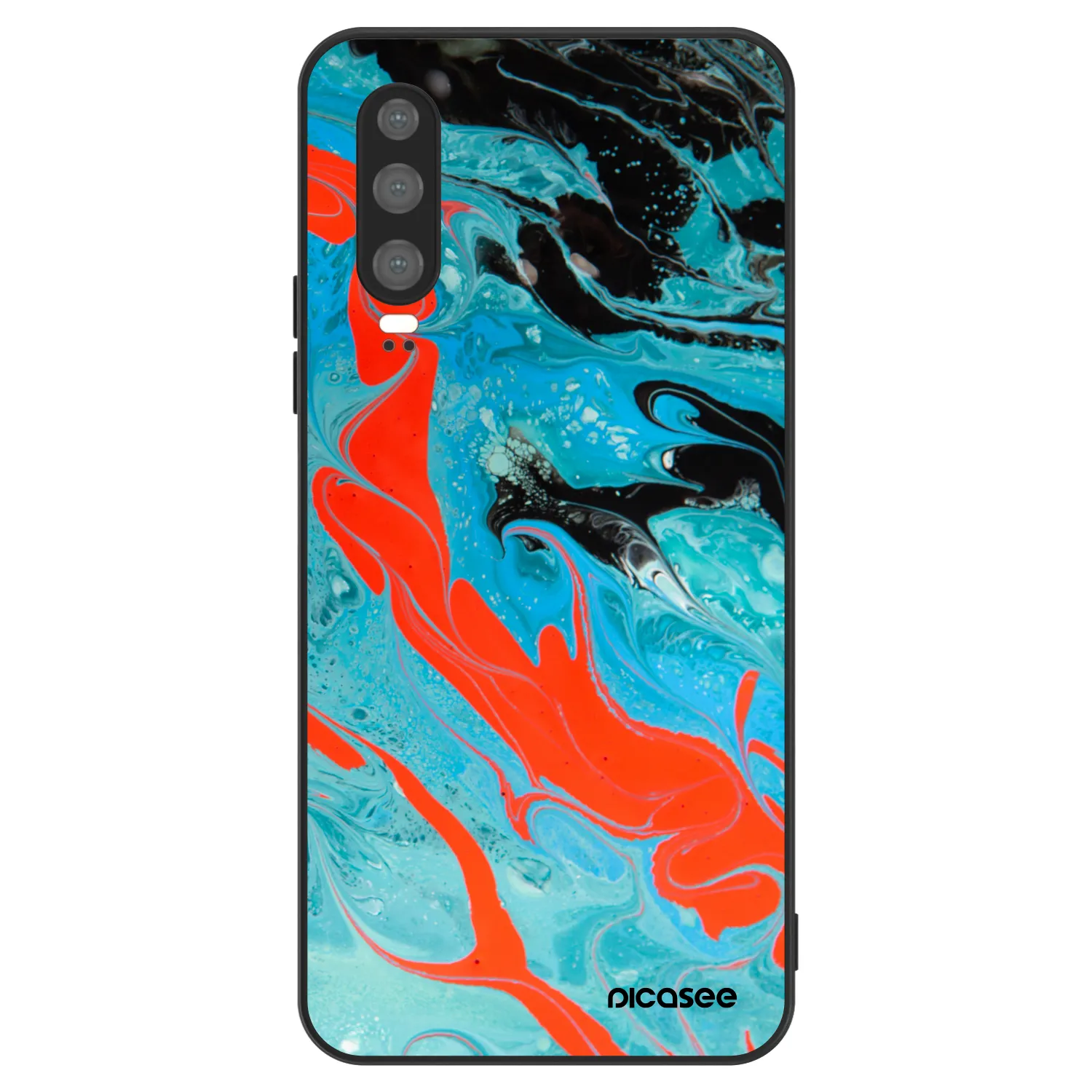 Picasee ULTIMATE CASE pro Huawei P30 - Blue Magma