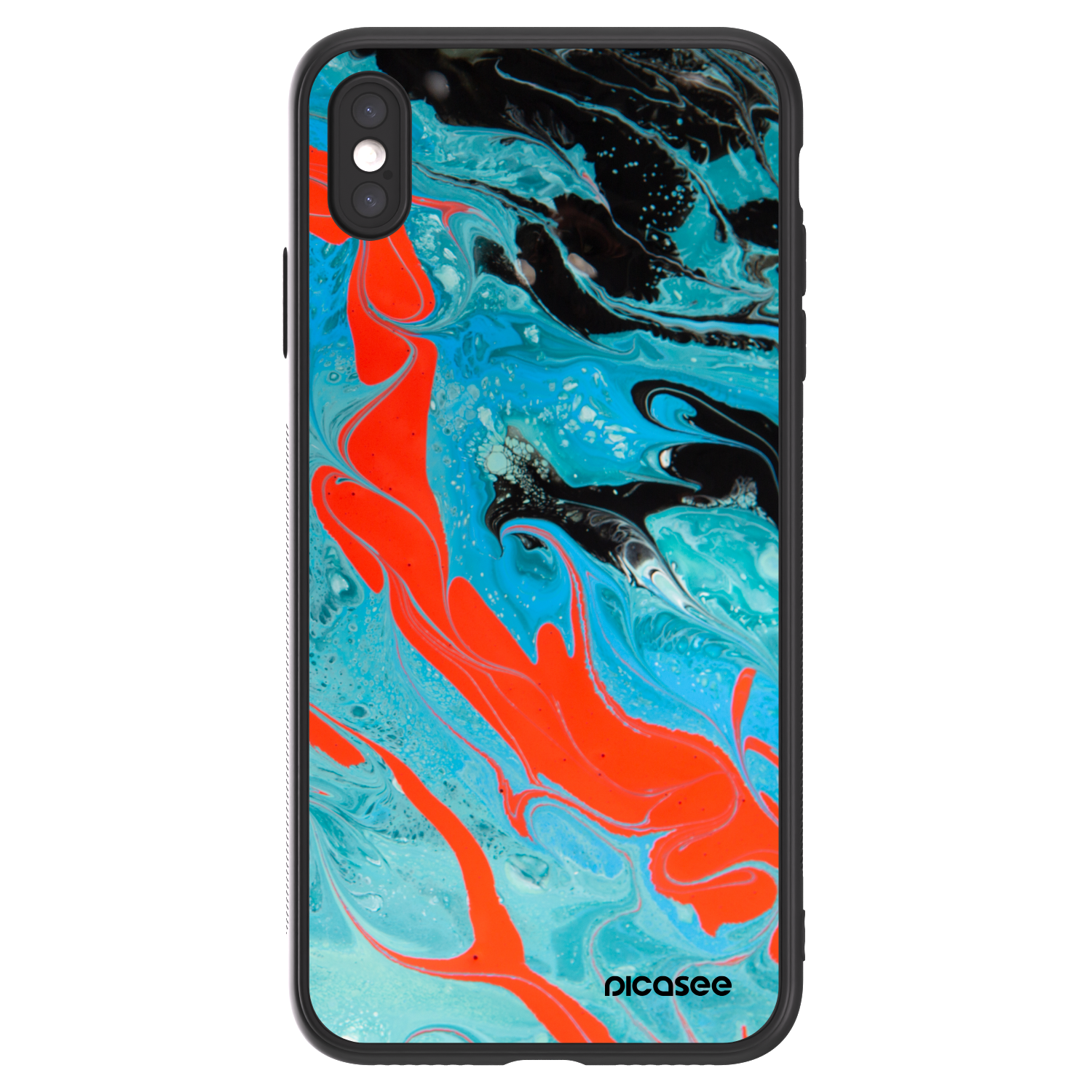 Picasee ULTIMATE CASE pro Apple iPhone XS Max - Blue Magma
