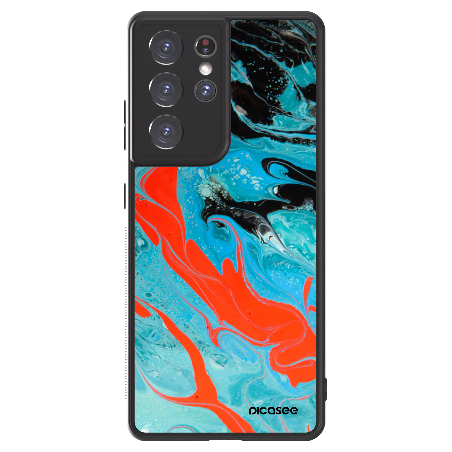 Picasee ULTIMATE CASE pro Samsung Galaxy S21 Ultra 5G G998B - Blue Magma