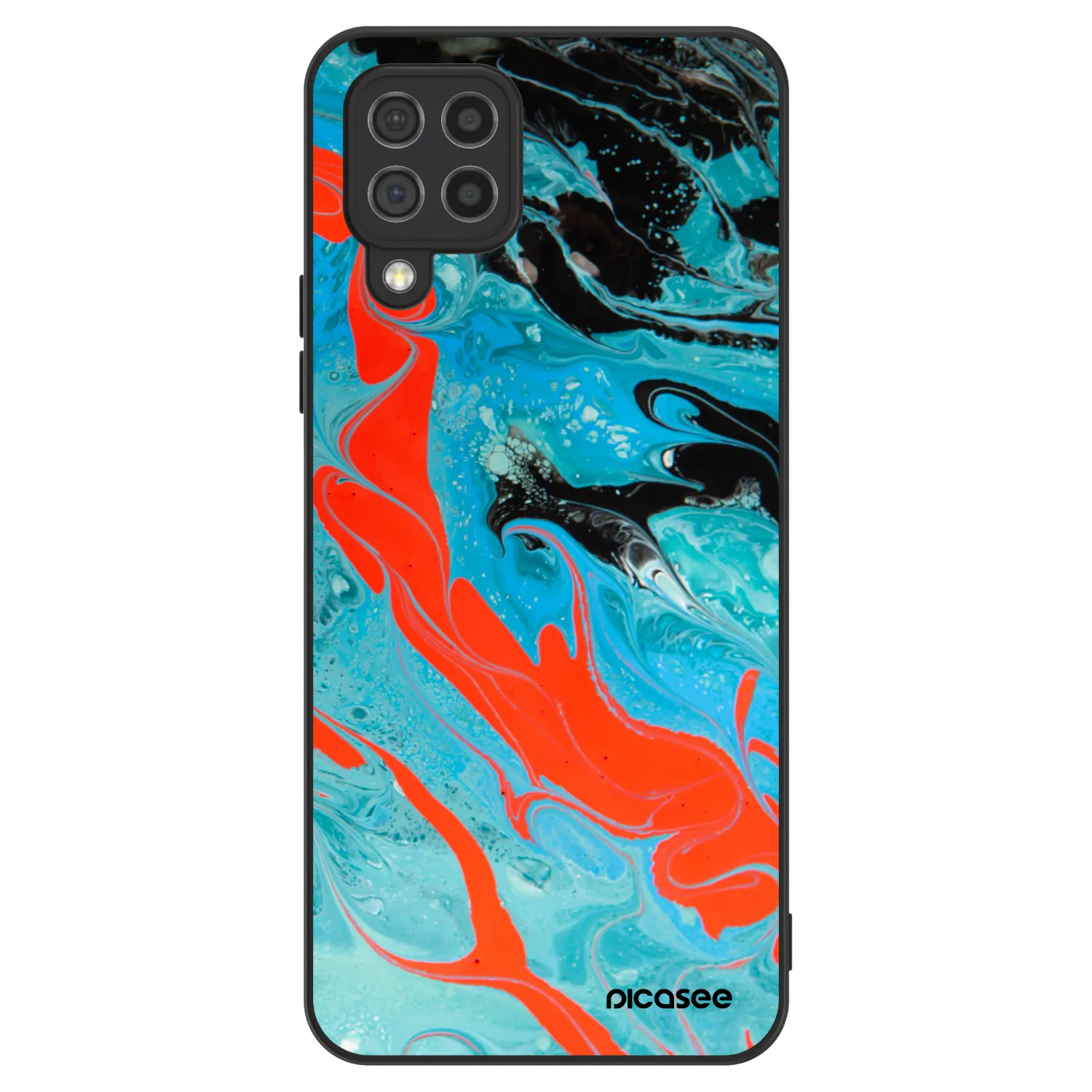 Picasee ULTIMATE CASE pro Samsung Galaxy A22 A225F 4G - Blue Magma