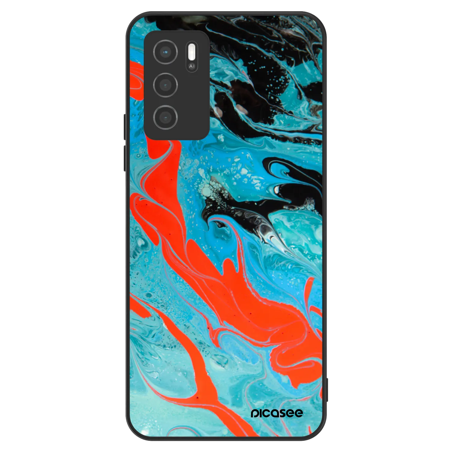 Picasee ULTIMATE CASE pro OPPO A16s - Blue Magma