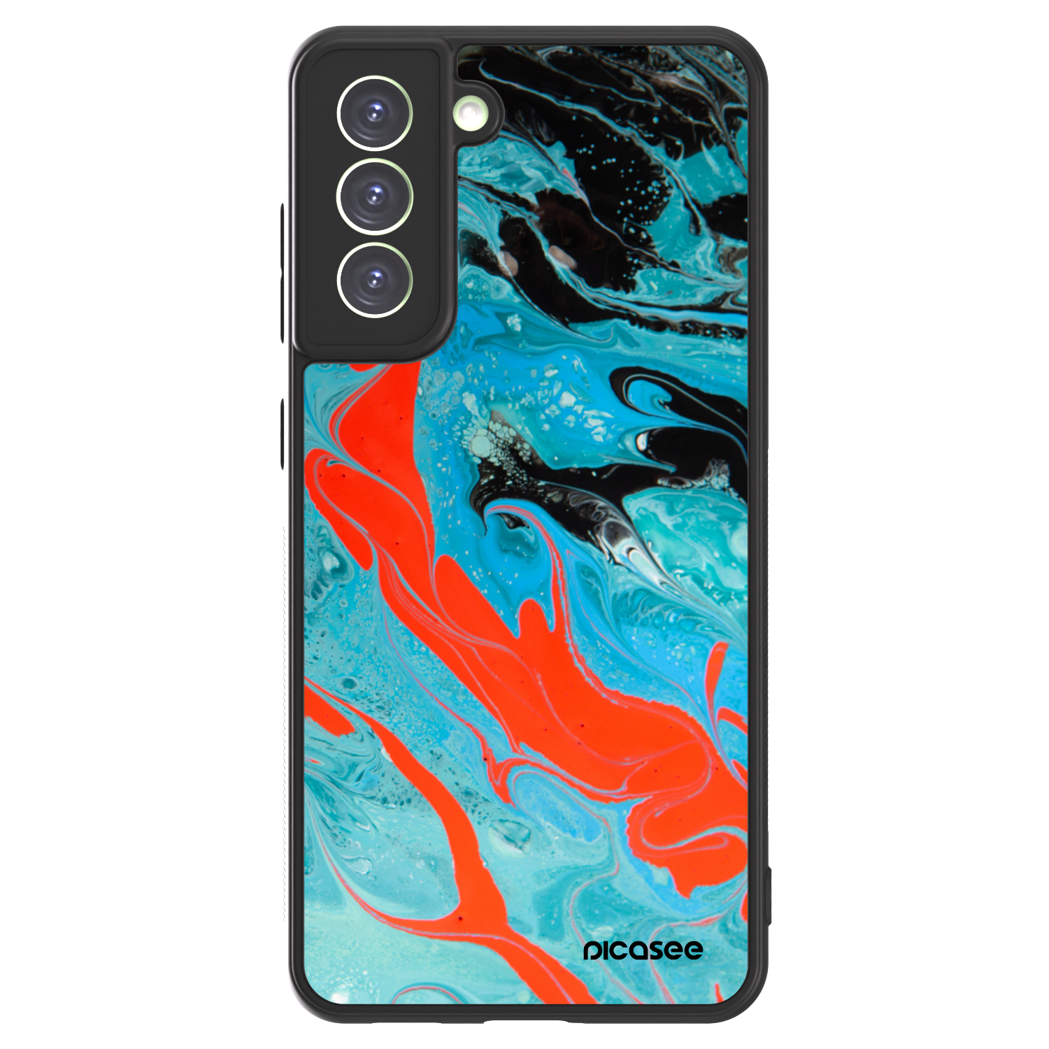 Picasee ULTIMATE CASE PowerShare pro Samsung Galaxy S21 FE 5G - Blue Magma