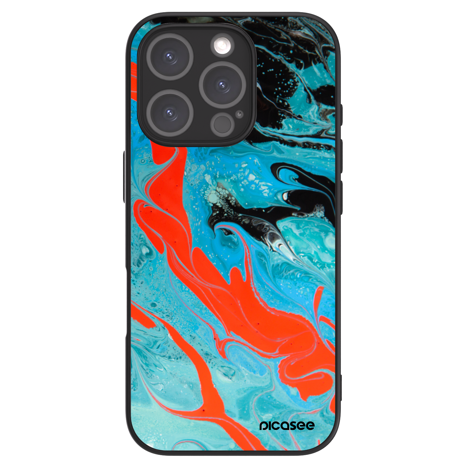 Picasee ULTIMATE CASE pro Apple iPhone 16 Pro - Blue Magma