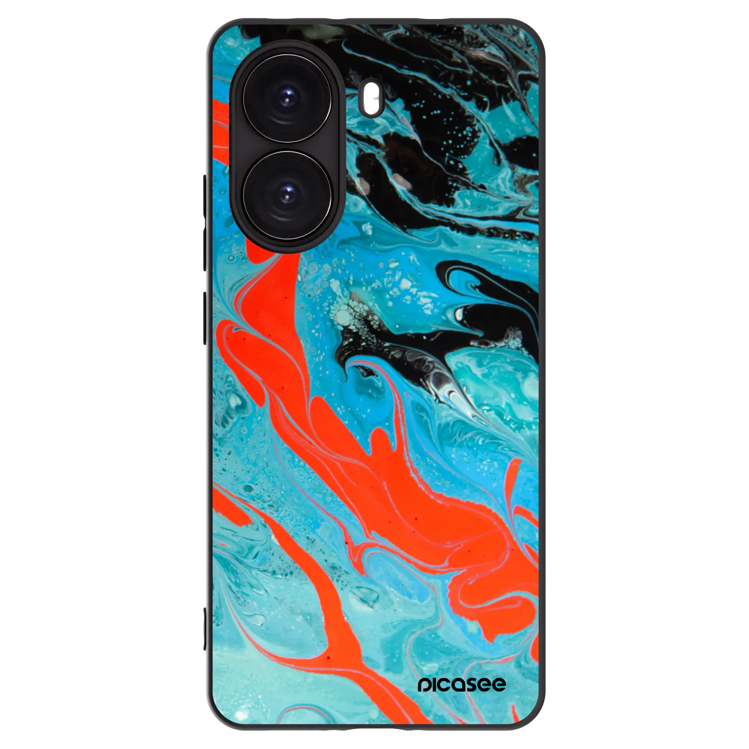 Picasee silikonový černý obal pro Xiaomi Poco X7 Pro 5G - Blue Magma